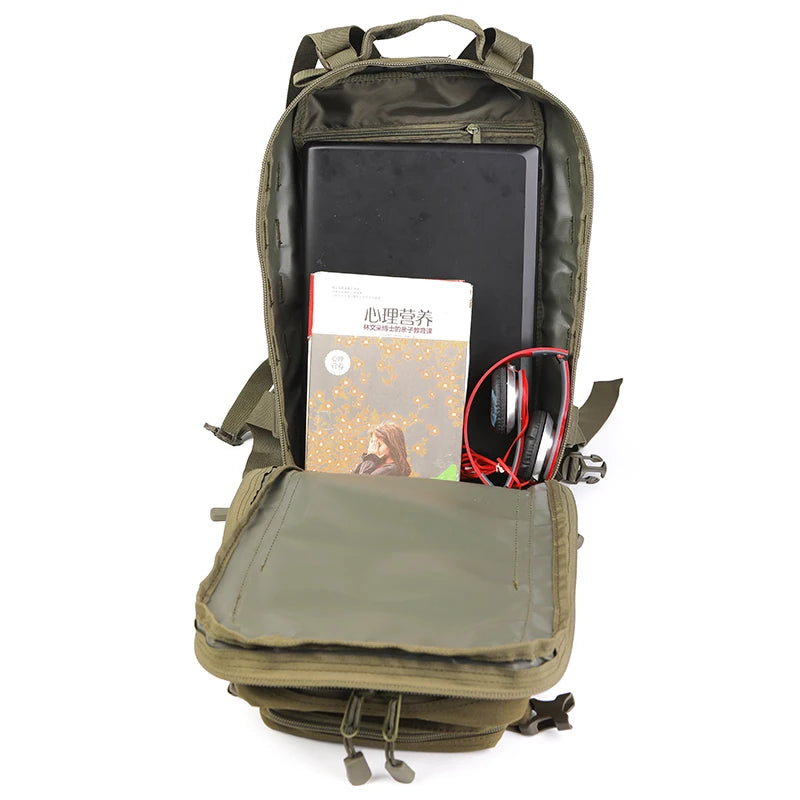 LQARMY 35L Tactical Backpack Molle Assault Rucksack Men Women Backpacks