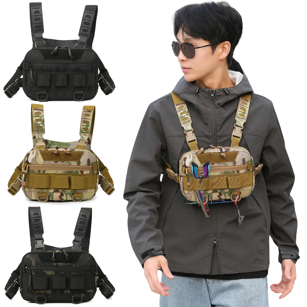 Fishing Tackle Bags  Fanny Pack   Camping Shoulder Crossbody Bag