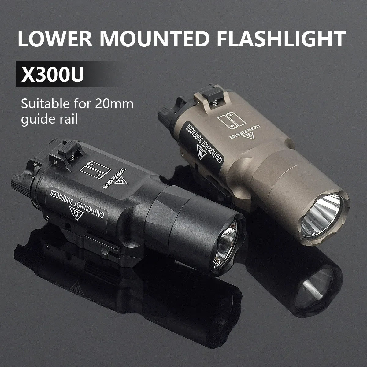 Tactical Surefire X300 X300U X300UH-B XH35 Pistol X300V Scout Light Airsoft Weapons Strobe Flashlight Hunting Gun Gear