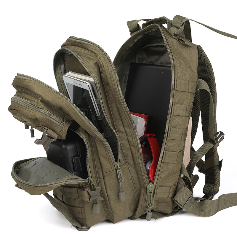 LQARMY 35L Tactical Backpack Molle Assault Rucksack Men Women Backpacks