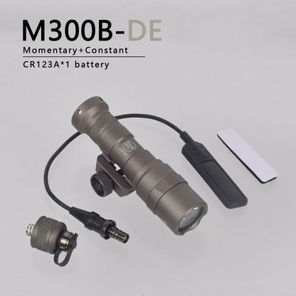 Surefire M600C M600 M300 X300 Ultra Tactical Scout Light Airsoft Rifle Weapons Flashlight Picatinny Mount Hunting for Olight