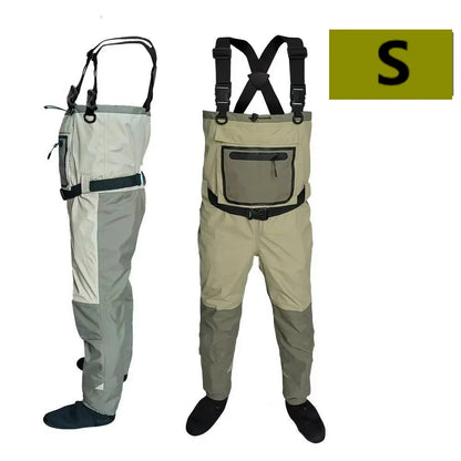 fly fishing tackle waders neoprene foot for men raft hunting Quick-dry Waterproof and breathable