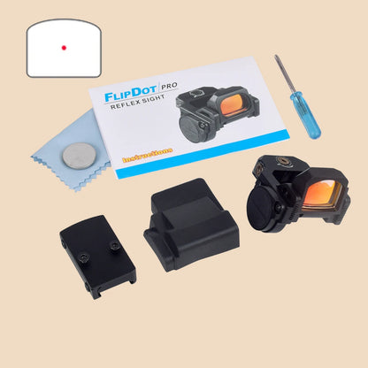 Tactical VISM Flip Up Red Dot Sight PRO Reflex Scope For Pistol 20mm Rail Mount