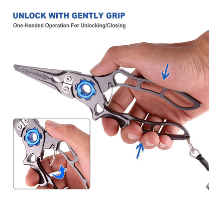 Fishing Pliers Wire Cutter Aluminum Alloy Outdoor fishing.