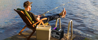 CTOLITY 200W 1800W Portable Power Station LiFePo4 Camping Solar Generator 110V 220V AC Energy Storage