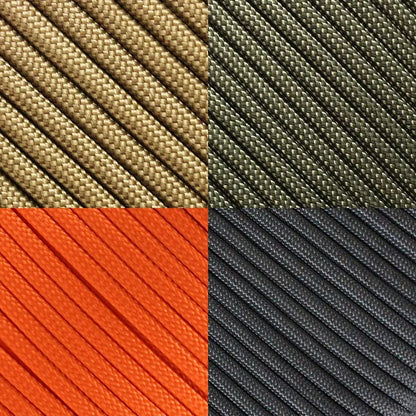 5M/15M/30M 7-Core 550 Paracord 4mm Parachute Cord Outdoor Camping