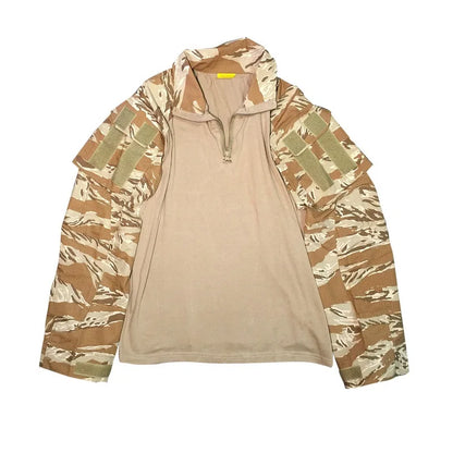 Desert Tiger Spotted Frog Suit Set, Outdoor Sports, G3 Frog Skin, Combat Pants, Training Suit, Gold, Tactical Top
