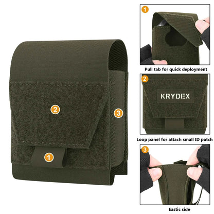 KRYDEX Tactical Handcuffs Pouch Low Profile