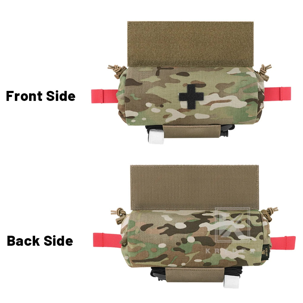 KRYDEX Tactical Roll Up Medic Pouch First Aid Trauma EMT