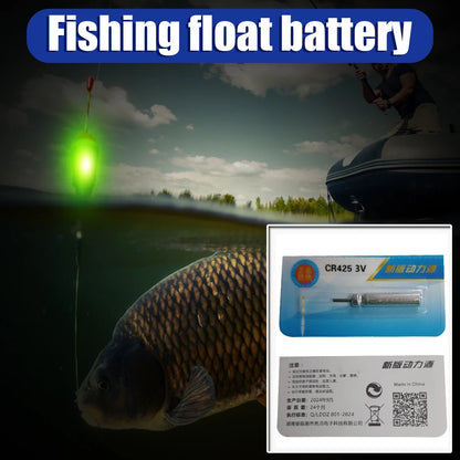 10-100PCS Fishing Floats Battery CR425 Night Fishing Floats Light Luminous 3.6V Electric