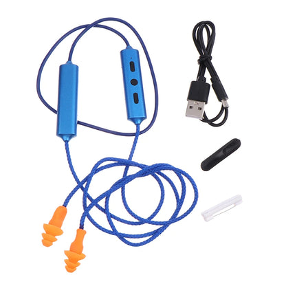 1PCS Ear Plugs Bluetooth Headset For Work Noise Suppression Hearing Protection Construction Sites Production Lines Noisy Places