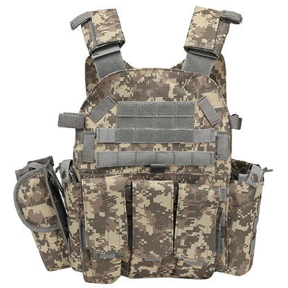 Nylon Tactical Vest Body Armor Hunting Carrier Airsoft Accessories Men Combat MOLLE Camo Military Army Vest Outdoor CS Hunting