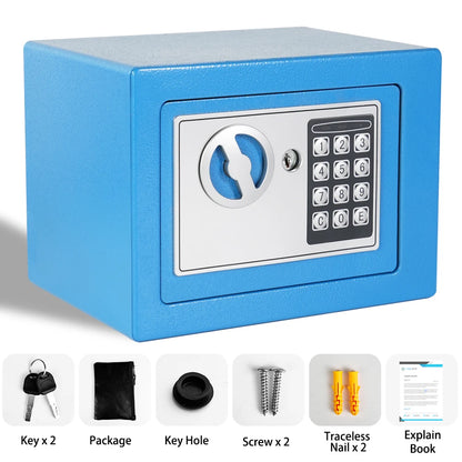 Ireproof Safes with Fireproof Money Bag Sensor Light Digital Keypad Home Safe