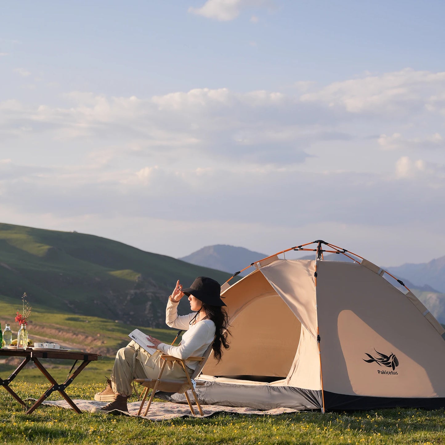 2-4 Person Camping Windproof Tents, Easy To Set Up, lightweight ,,Suitable For Family Travel, Outdoor Camping