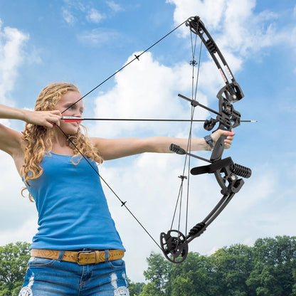Compound Bow Arrow Set Right Hand Archery Compound Bows Draw Weight 30-55lbs,Adjustable  310fps