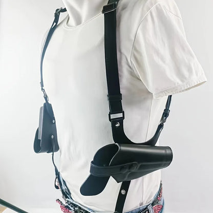 New Universal Vertical Shoulder Strap Holster Type 92 1911 Leather