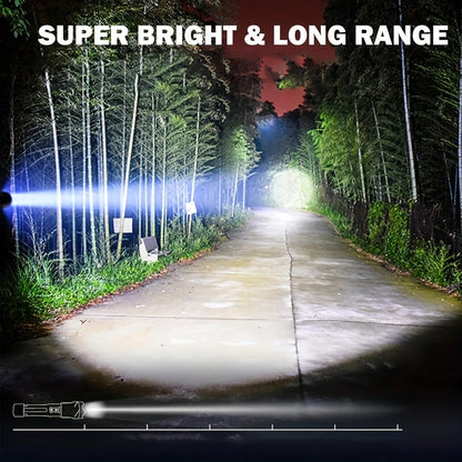 Rechargeable LED Flashlights, Super Bright Handheld Flashlight, 7 Modes with COB Work Light,