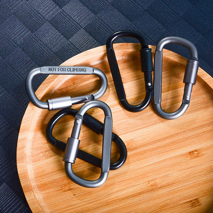 1/2/6 Piece Carabiner Set For Key Camping  Alloy Aluminum