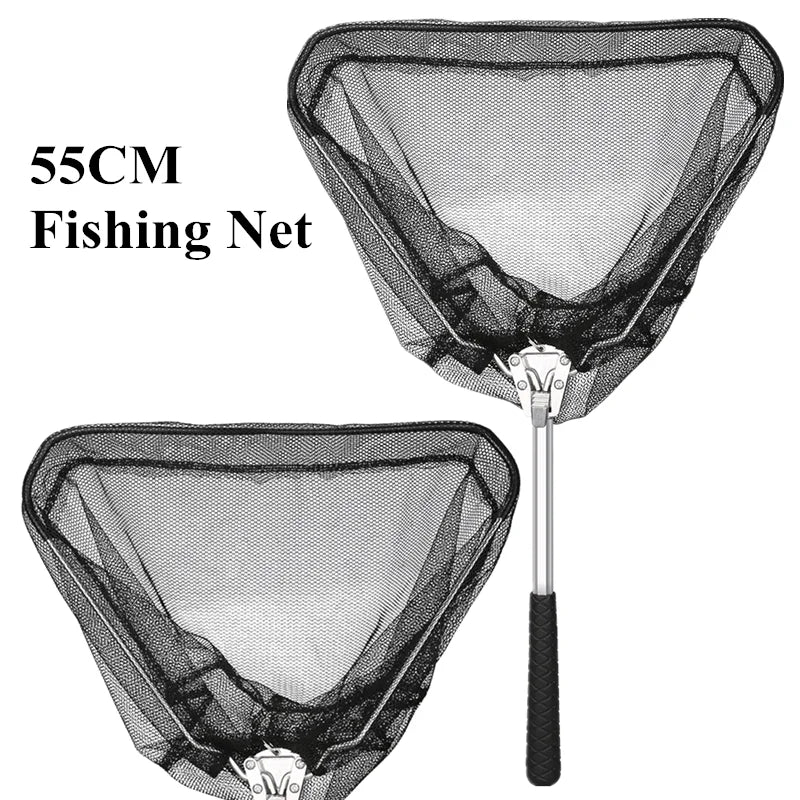 190cm 130cm 55cm Telescopic Landing Net Folding Fishing Pole Extending