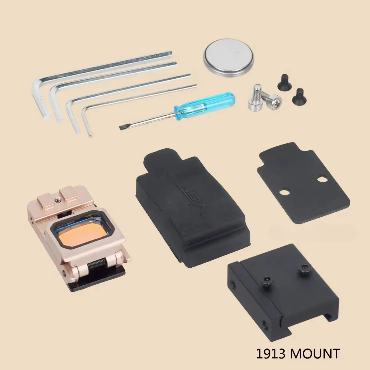 Tactical VISM Flip Up Red Dot Sight PRO Reflex Scope For Pistol 20mm Rail Mount