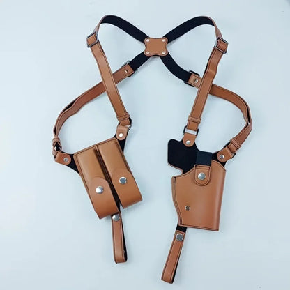 New Universal Vertical Shoulder Strap Holster Type 92 1911 Leather