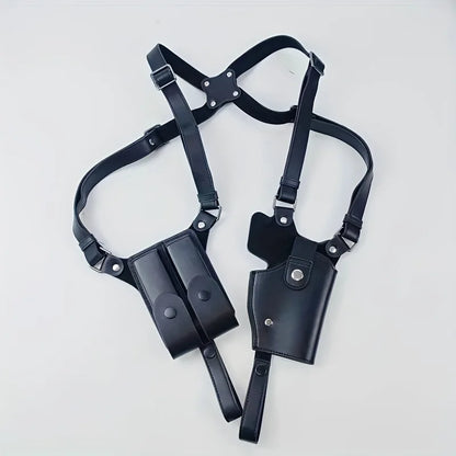 New Universal Vertical Shoulder Strap Holster Type 92 1911 Leather