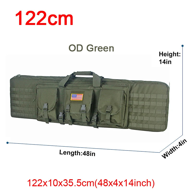 LQARMY 32 38 42 48 inch Double Rifle Case  Airsoft Gun Case