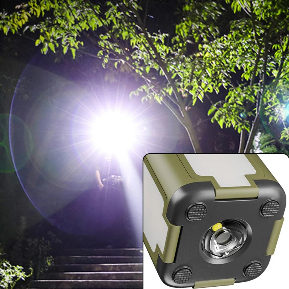 Foldable Camping Light Power Bank Rechargeable Lantern Solar Camping Lantern