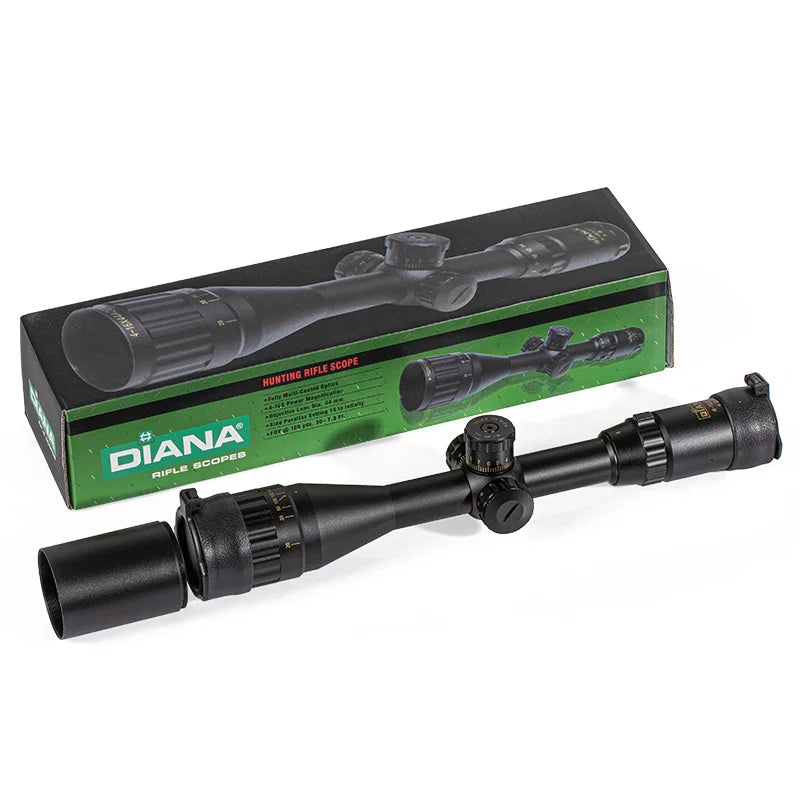 DIANA 4-16x44 Tactical Riflescope Optic Sight Green Red Illuminated
