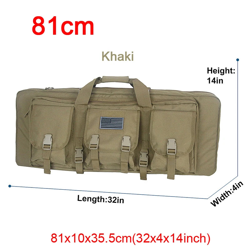 LQARMY 32 38 42 48 inch Double Rifle Case  Airsoft Gun Case