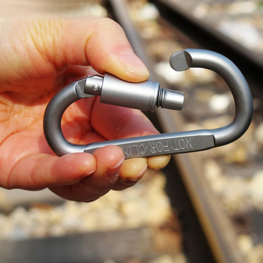 1/2/6 Piece Carabiner Set For Key Camping  Alloy Aluminum