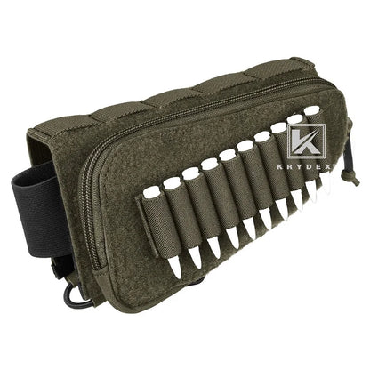 KRYDEX Tactical Rifle Stock Pack For Right Hand Cheeck Pad Buttstock