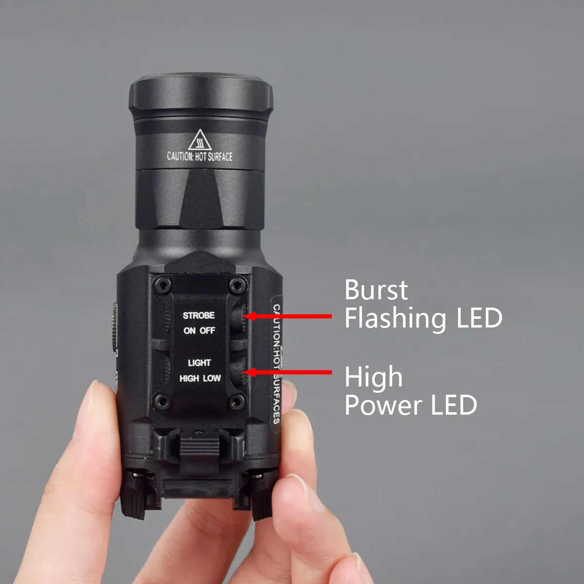 Tactical SureFire LOGO X300 Ultra XH35 X300UH-B Weapons Gun Light Lanterna Torch For Airsoft Pistol G17 G18 G19 G22 20mm Rail