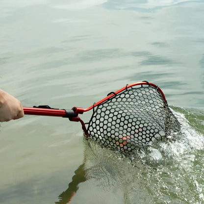 Telescoping Fishing  Net  Folding Fishing Net With Handle