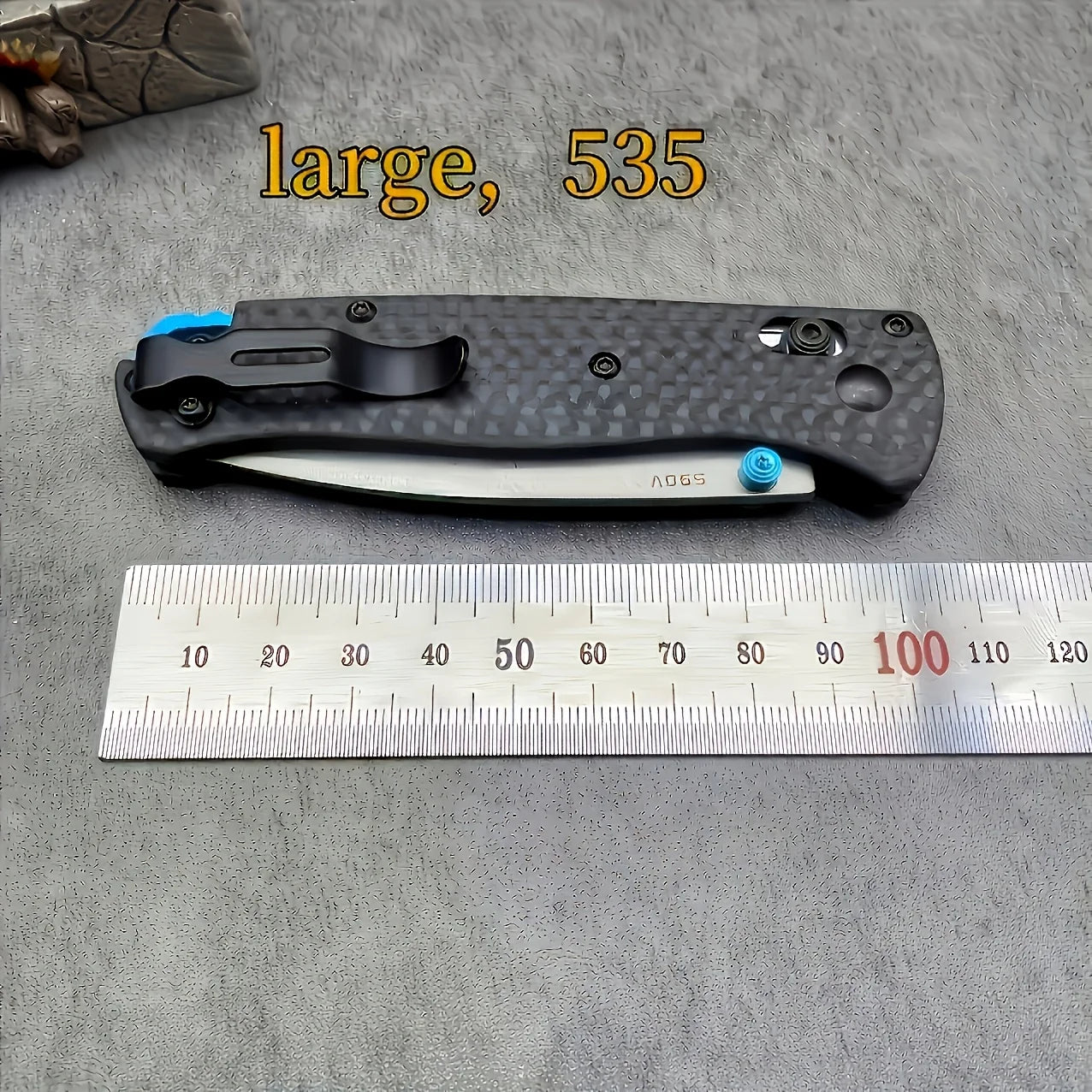 BM 535/533 Folding Knife with Shaft Lock - High Hardness S35V Blade Carbon Fiber Handle -