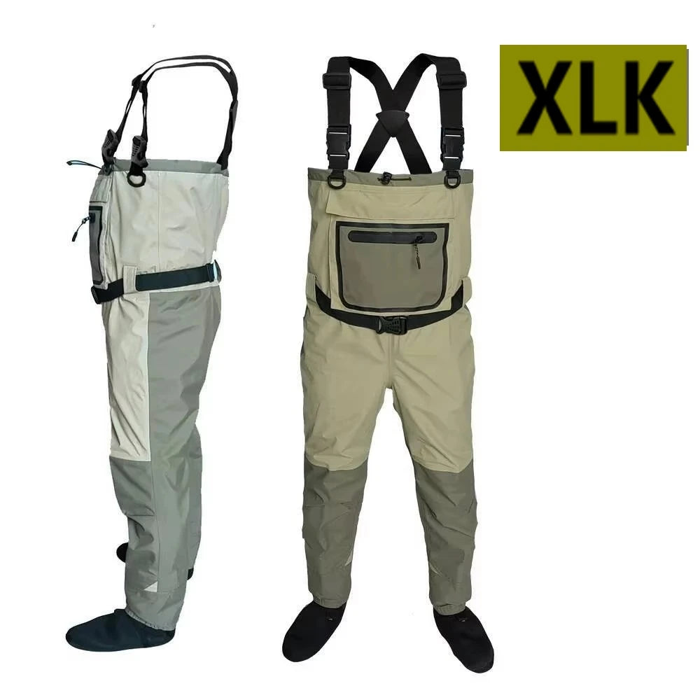 fly fishing tackle waders neoprene foot for men raft hunting Quick-dry Waterproof and breathable