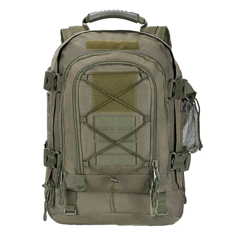LQARMY 60L Male Travel Tactical backpack  Hiking Camping  Expandable
