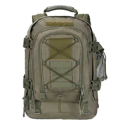 LQARMY 60L Male Travel Tactical backpack  Hiking Camping  Expandable