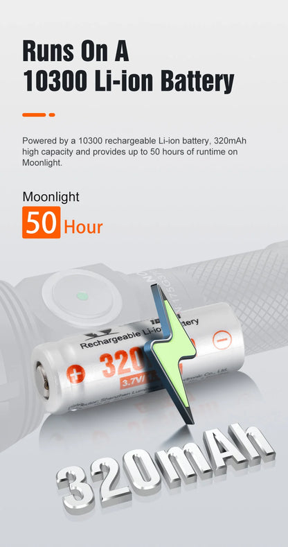 Professional Outdoor Flashlight   450 meters USB TYPE