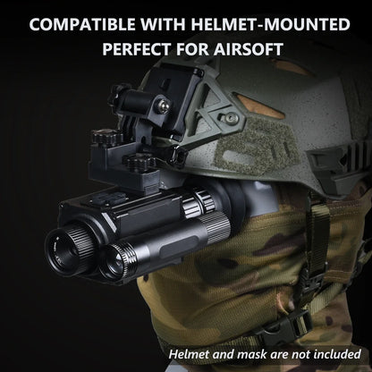Megaorei NK006 Helmet Night Vision Monocular Long-Distance Infrared 5X Zoom 1080P