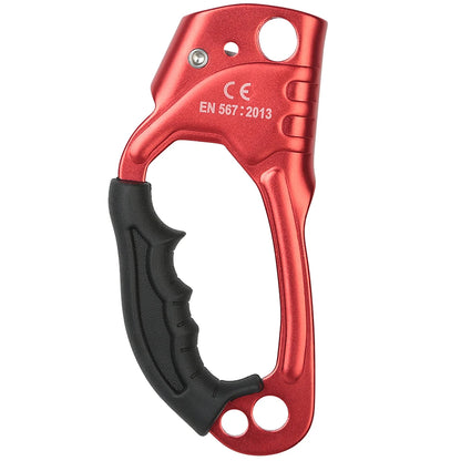 Hand Ascender Vertical Rope Ascender Rock Climbing Equipment 140kg Bearing Capacity