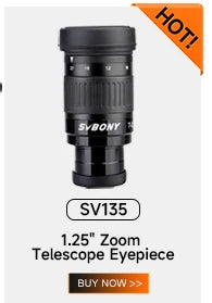 Svbony SV215 Zoom Eyepiece,1.25 Inch 3-8mm,with Parfocal Design,Telescope Accessory