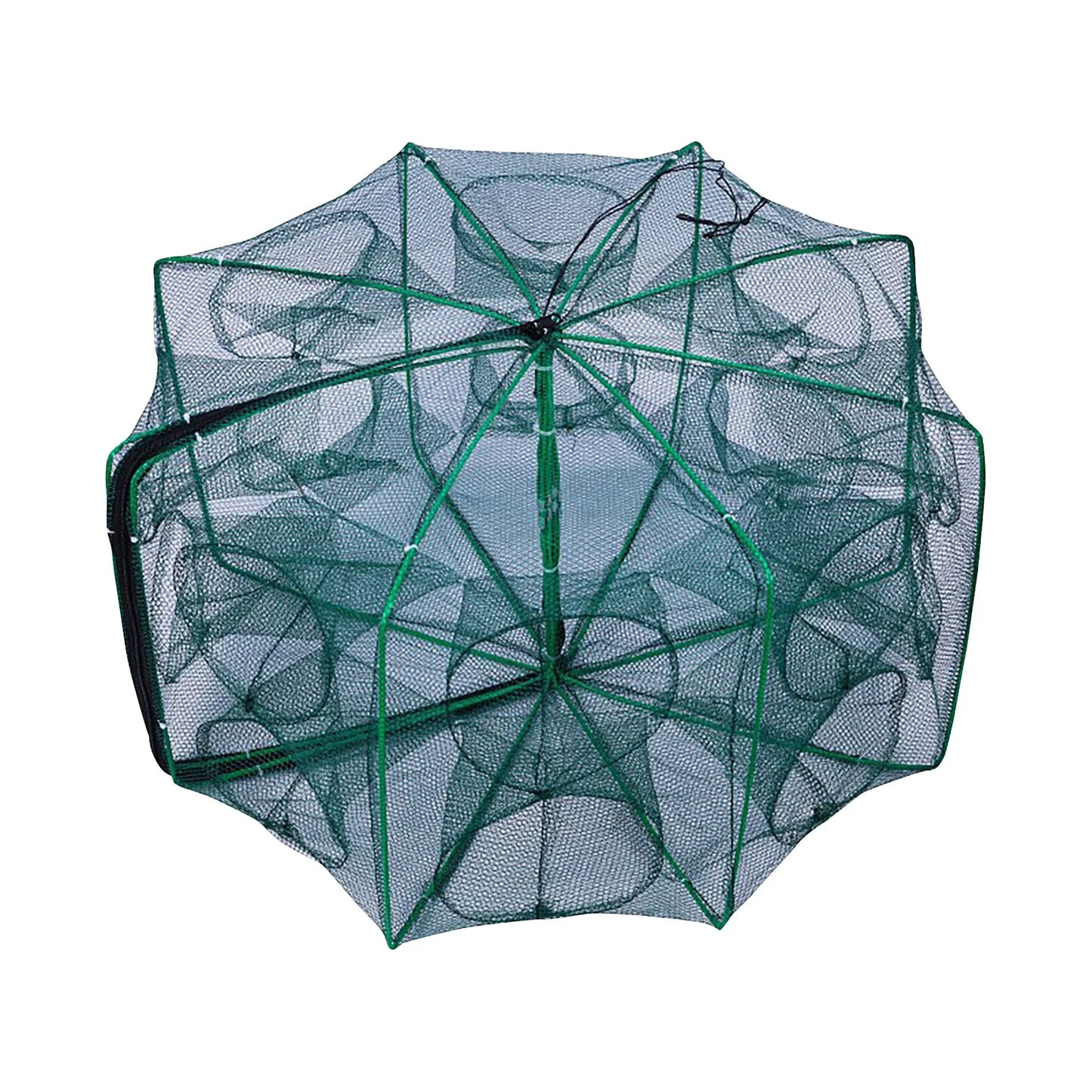 Folding lobster cage 2025  fish shrimp crayfish crab fishing net nylon material