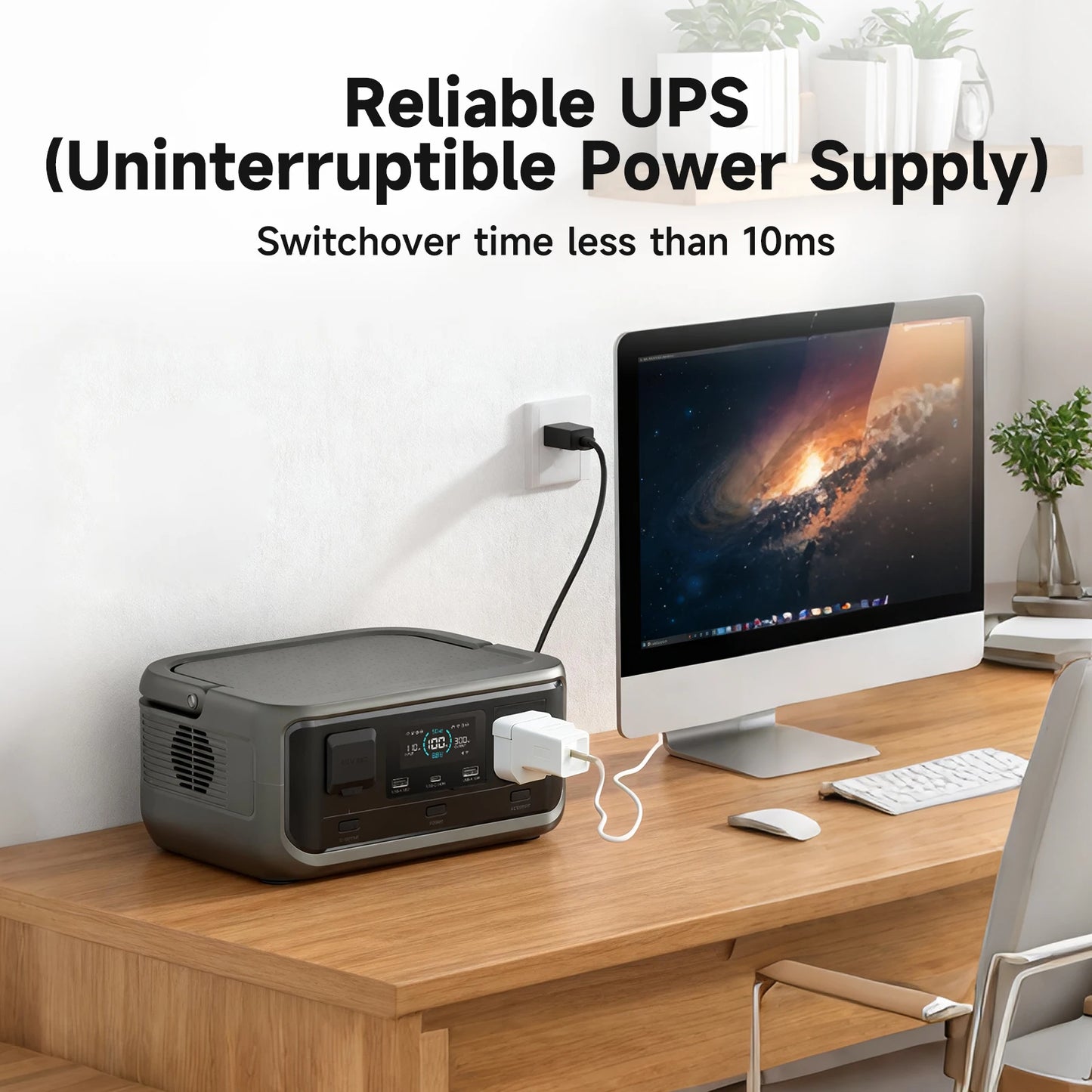 ALLPOWERS VOLIX P300 Portable Power Station 256Wh LiFePO4 Battery 300W (Peak 600W) AC Output