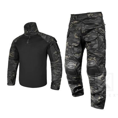 KRYDEX Tactical Combat G3 Uniform Set Outdoor Hunting Gen3 Camouflage Shirt & Pants