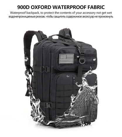 45L Man Hunting Tactical Backpacks Outdoor Traveling Trekking  Bags Outdoor 3P School Pack EDC Molle Pack for Hiking Bag