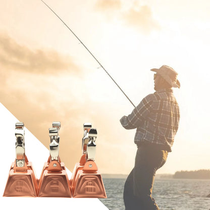 Fishing Pole Bait Bell Alert Fishing Bite Alarm Fishing Tackle Equipment for Freshwater Saltwater Fishing