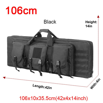 LQARMY 32 38 42 48 inch Double Rifle Case  Airsoft Gun Case