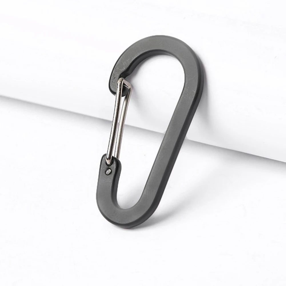 1-12PCS Carabiner Clip Set Tourist Hooks Aluminium Alloy  Carbin Buckle  Camping Karabiners