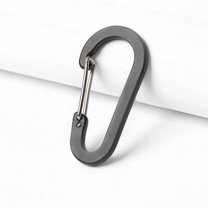 1-12PCS Carabiner Clip Set Tourist Hooks Aluminium Alloy  Carbin Buckle  Camping Karabiners